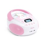Lecteur cd mp3 enfant avec port usb rose