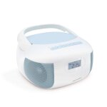 Lecteur cd radio c�leste bluetooth, mp3 avec port usb, lecteur carte micro sd bleu