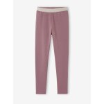 Legging basics fille ceinture irise mauve