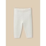 Legging b�b� en coton biologique et laine ecru