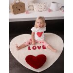 Legging b�b� fille en maille c�tel�e rose