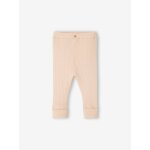 Legging b�b� naissance �volutif rose clair uni