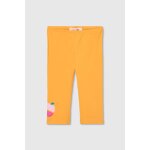 Leggings capri coton jaune