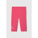 Legging corsaire en coton rose