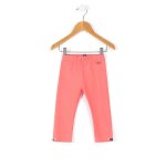 Legging court fille pamplemousse