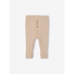 Legging volutif en tricot bb beige chin