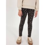 Legging fille imprim� fleurs multicolore