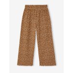 Legging fille en maille c�tel� beige