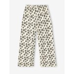 Legging fille en maille c�tel� �cru