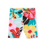Legging fille en maille au style joyeux multicolore