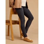 Legging grossesse l�opard gris fonc�