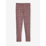 Legging imprim fille bois de rose