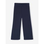Legging large doubl maille polaire fille marine