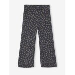 Legging large polaire fille marine