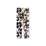 Legging en maille pour fille avec imprim� int�gral noir