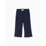 Legging en point de rome wide leg bleu foncé Legging en point de rome wide leg bleu foncé