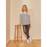Legging simili de grossesse noir simili cuir