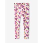 Legging technique sport fille motifs exotiques écru Legging technique sport fille motifs exotiques écru