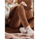 Legging velours fille camel
