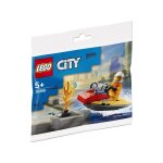 Lego city 30368 scooter de l eau de sauvetage d incendie multicolore