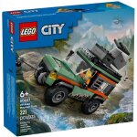 Lego city - le camion 4x4 tout - terrain - 60447 multicolore