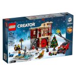 Lego creator 10263 la caserne des pompiers du village d hiver multicolore