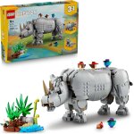 Lego creator 31171 animaux sauvages : le rhinoc�ros majestueux et les oiseaux multicolore