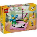 Lego creator - la machine À Écrire avec des fleurs - 31169 multicolore Lego creator - la machine À Écrire avec des fleurs - 31169 multicolore