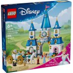 Lego disney - le chteau de cendrillon et la calche - 43275 multicolore