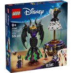 Lego disney - les robes de malfique et cruella d'enfer - 43262 multicolore