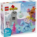 Lego duplo - elsa et bruni dans la for�t enchant�e - 10418 multicolore