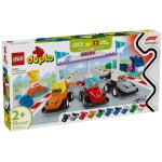 Lego duplo - voitures de course et pilotes d'une curie de f1 - 10445 multicolore