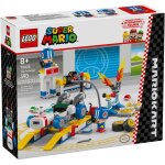 Lego super mario - mario kart - garage de toad - 72035 multicolore