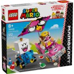Lego super mario - mario kart - wario et roi boo - 72038 multicolore