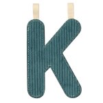 Lettre k phosphorescente bleu