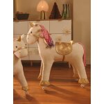 Licorne � roulettes en bois fsc� grande licorne
