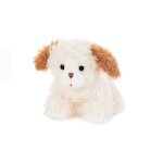 Lilou le chien en peluche 15 cm beige