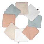 Lingettes bb lavables en coton 8 pices stella cru
