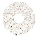 Lingettes b�b� lavables en coton 8 pi�ces stella sidonia, beige, �cru, blanc