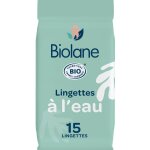 Lingettes � l'eau certifi�es biologiques x15