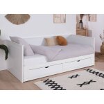Lit banquette extensible miho blanc