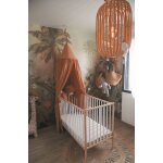 Lit  barreaux bb - rmi - en bois massif bois hybride blanc