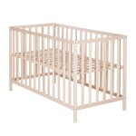 Lit bébé tout barreaux À hauteur réglable cosi bois naturel Lit bébé tout barreaux À hauteur réglable cosi bois naturel