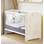 Lit b�b� � barreaux - smile beige
