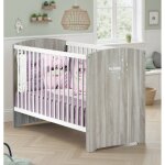 Lit b�b� � barreaux - smile gris