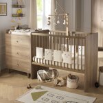 Lit b�b� combin� 120x60 �volutif en 90x190 - mokka marron