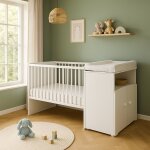 Lit bébé combiné Évolutif - basic blanc Lit bébé combiné Évolutif - basic blanc