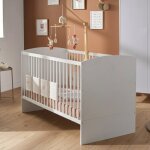 Lit b�b� �volutif 70x140 - little big bed - t�tes de lit panneaux - milann blanc