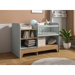 Lit b�b� �volutif combin� calisson vert sauge