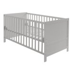 Lit bébé Évolutif convertible en lit junior gris taupe Lit bébé Évolutif convertible en lit junior gris taupe